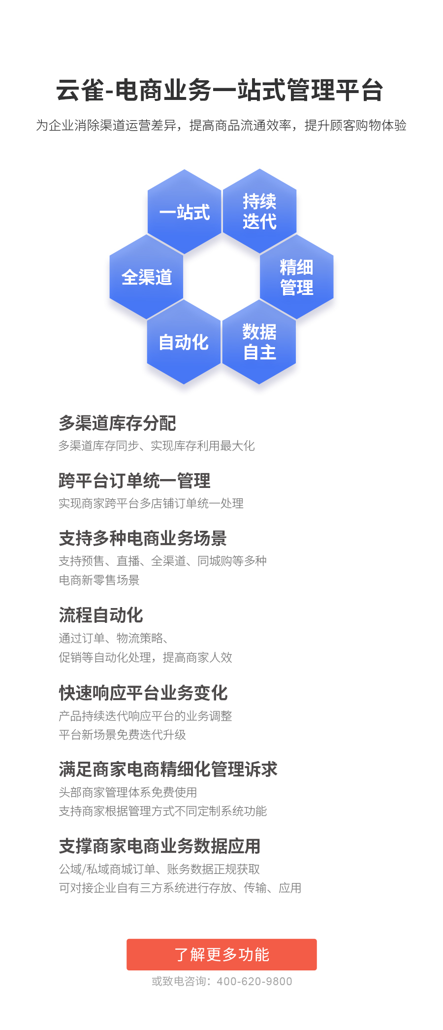 云雀OMS電商業(yè)務(wù)一站式管理平臺(tái)