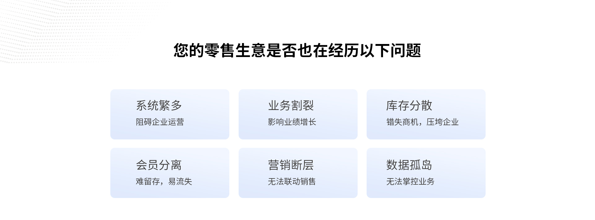 一套系統(tǒng)，一盤(pán)貨
